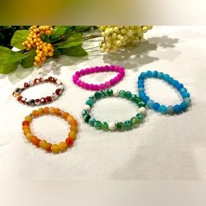Natural stone bracelet